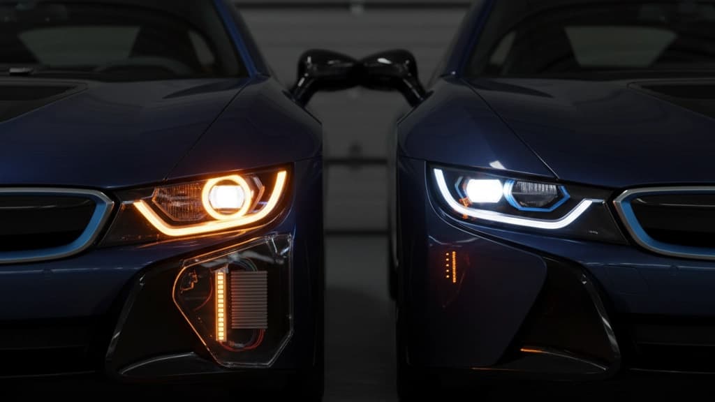 Retrofit headlight service in Dubai