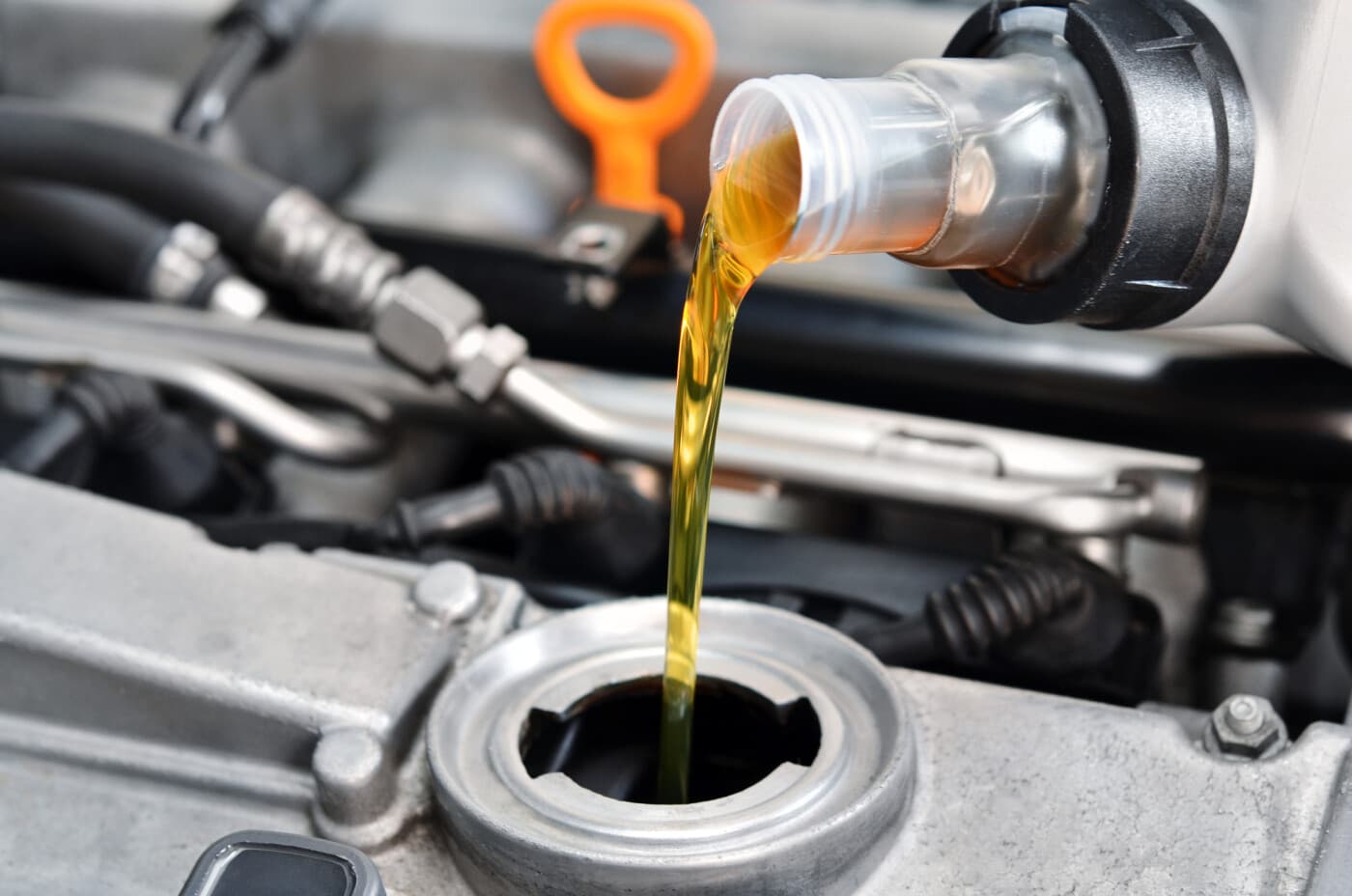 Engine oil change service in Dubai